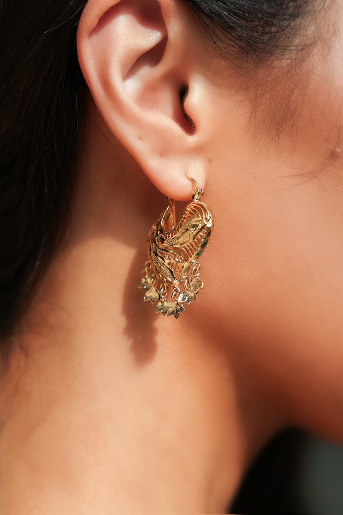 PEACOCK TALE EARRINGS