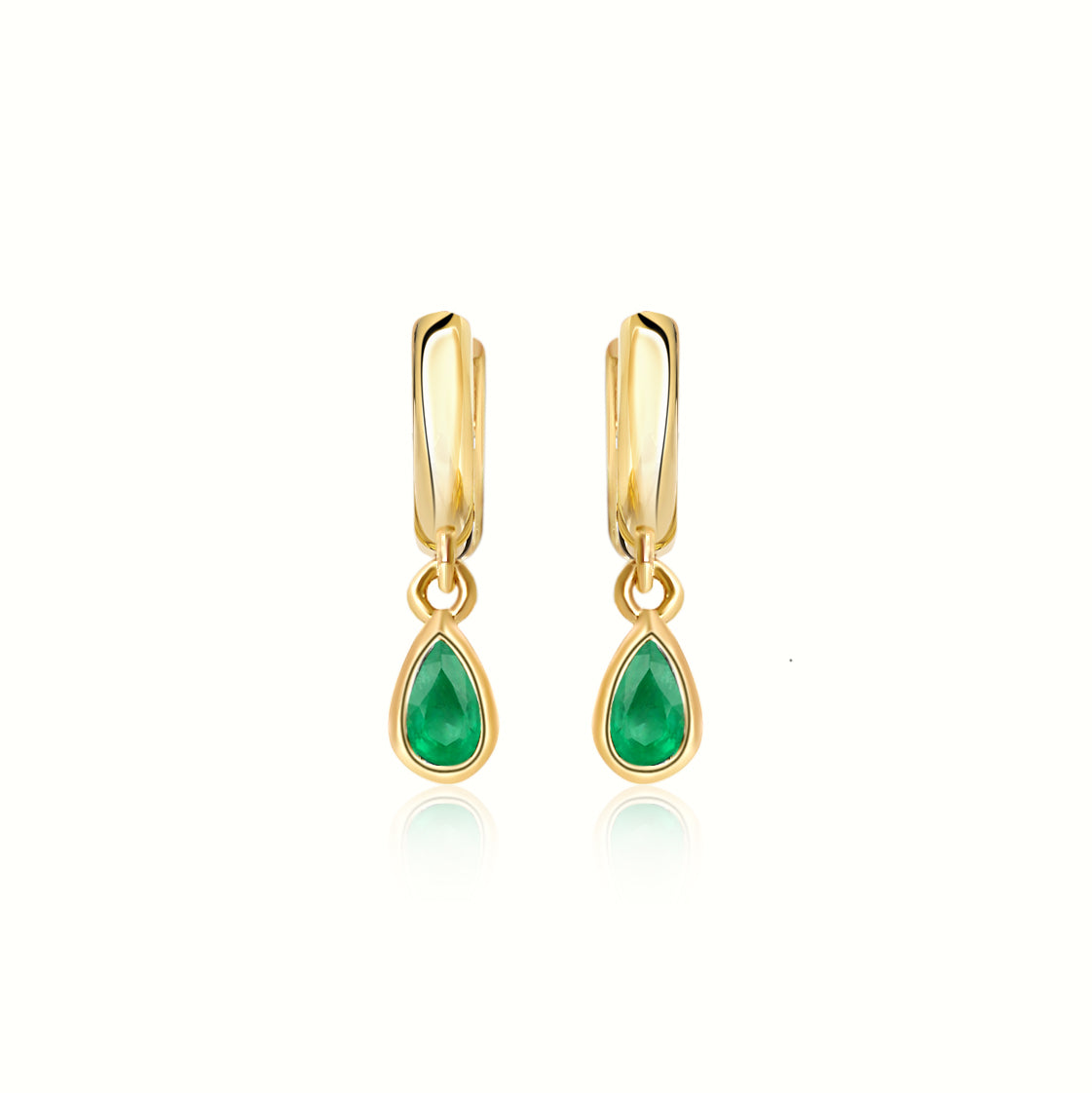 EMERALD DROP EARRINGS