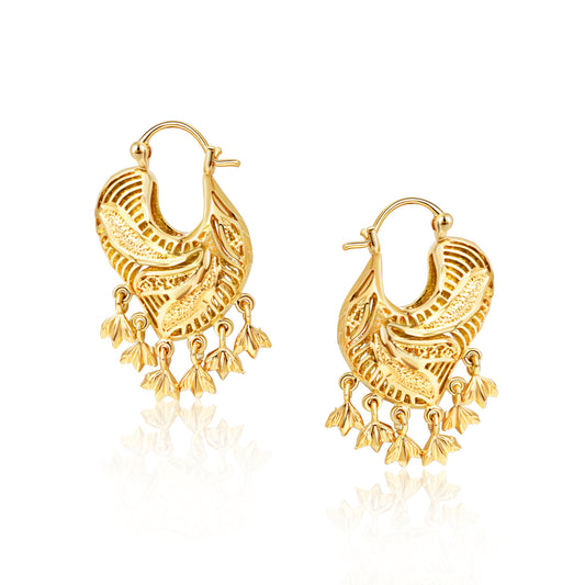 PEACOCK TALE EARRINGS
