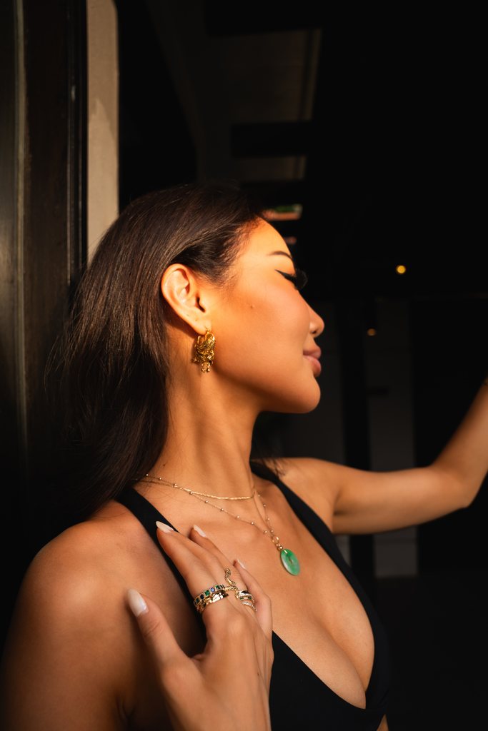PEACOCK TALE EARRINGS