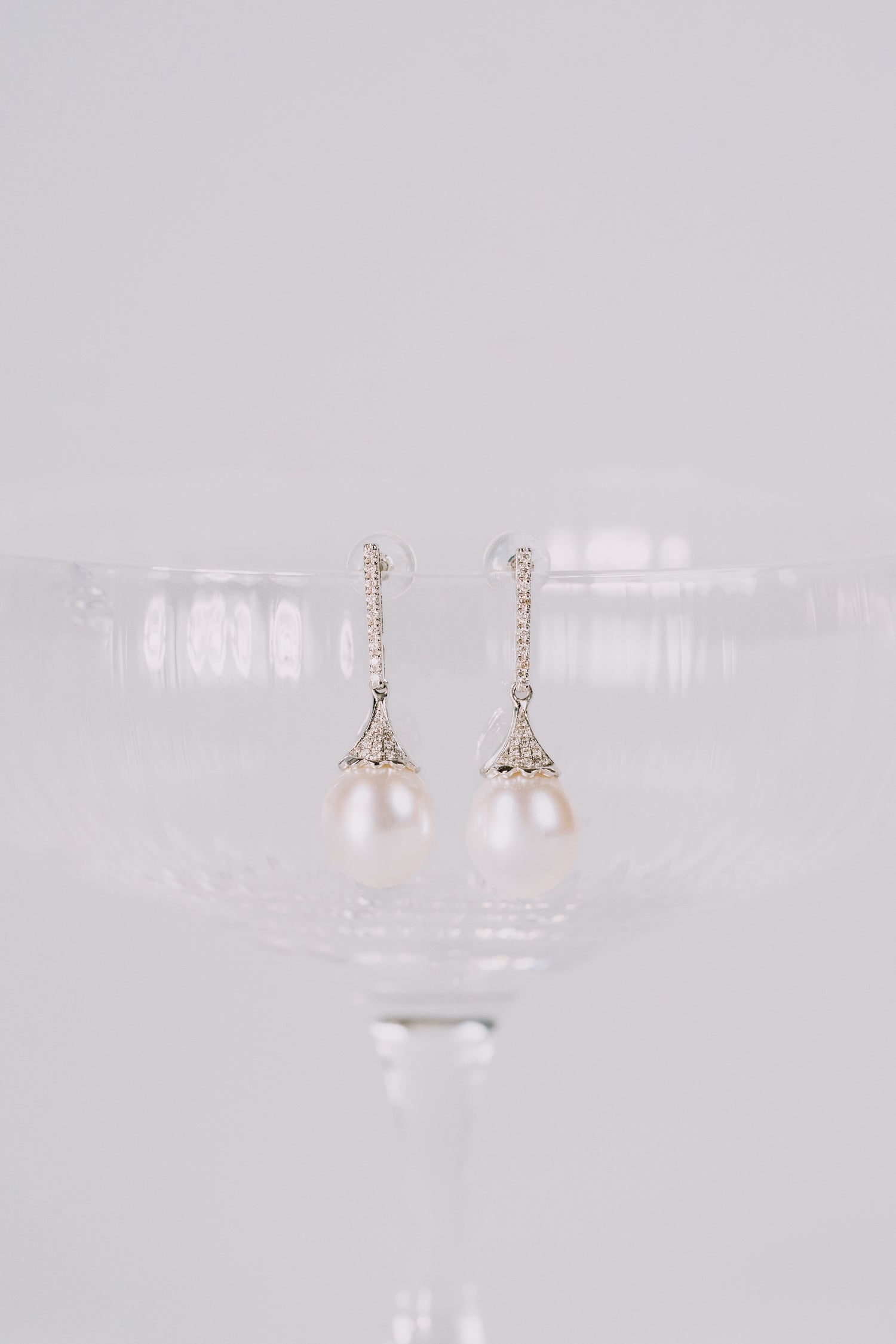 South Sea Pearl Diamond Earrings