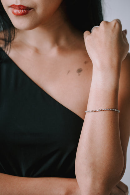 18K Gold Tennis Bracelet