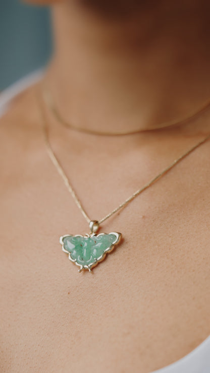 Butterfly Jade Necklace